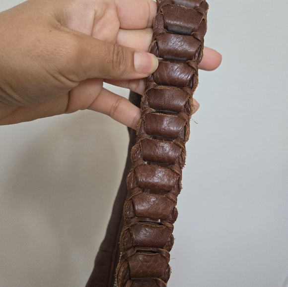 Banana Republic Leather Baguette Bag With Fringe - Picture 9 of 12